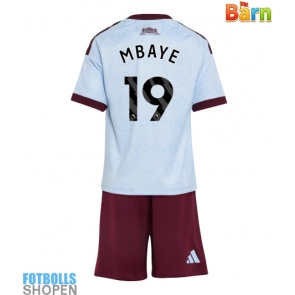 Billiga Aston Villa Ibrahim Mbaye #19 Tredjeställ Barn 2026-27 Kortärmad (+ Korta byxor)